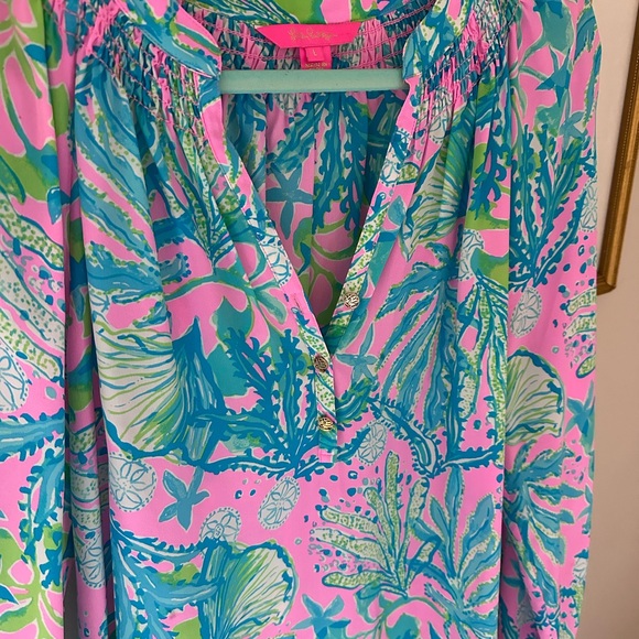 Lilly Pulitzer Elsa top L - Picture 5 of 6